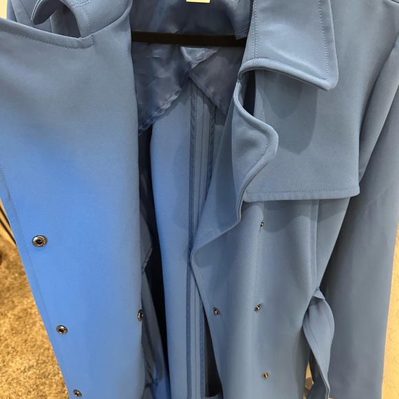 NWT. Liz Claiborne Sky Blue Coat NWT Stunning - Picture 7 of 10